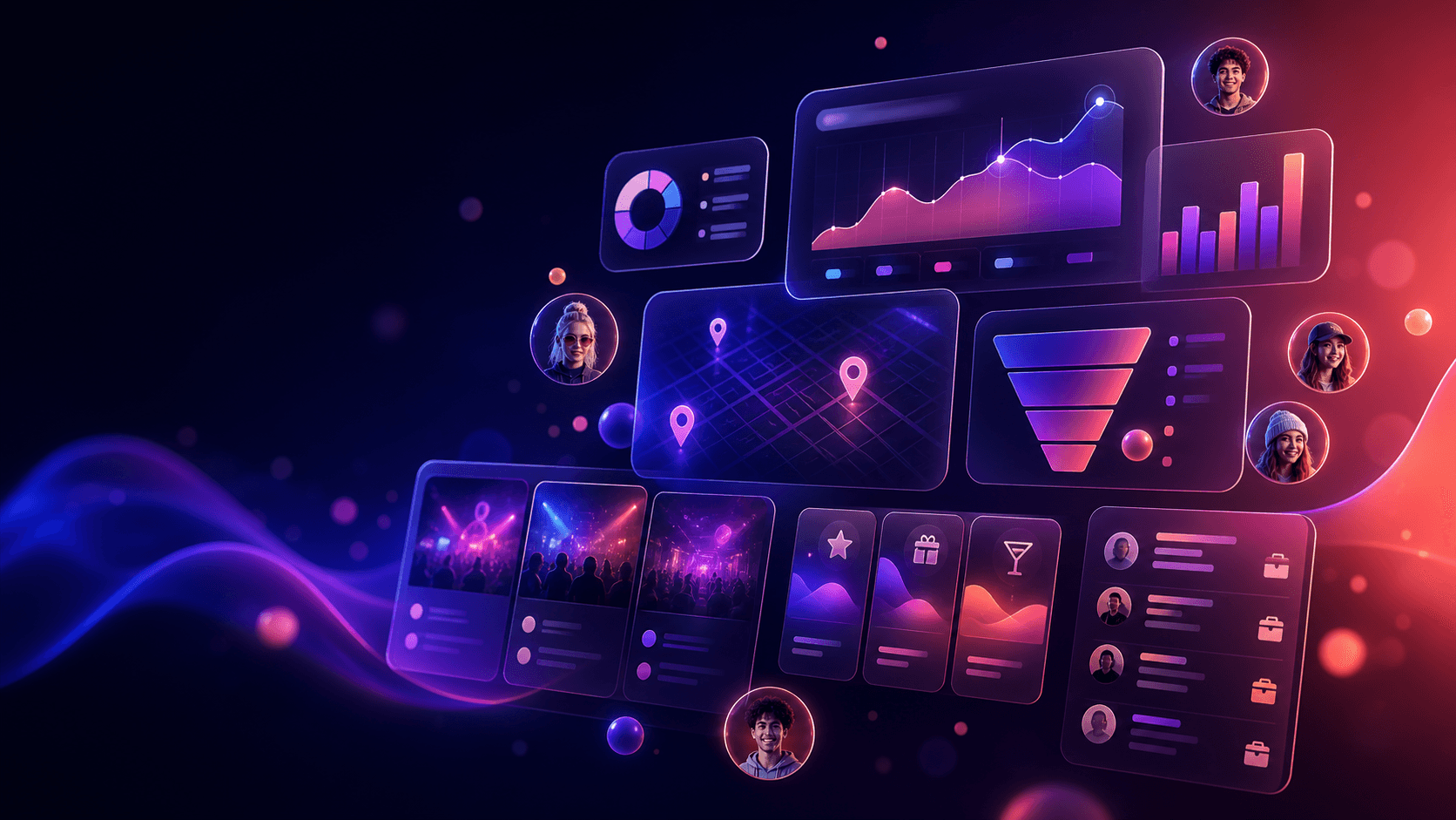 A platform for businesses, cafes, clubs and organizations that want to reach an active student audience through targeted event announcements.